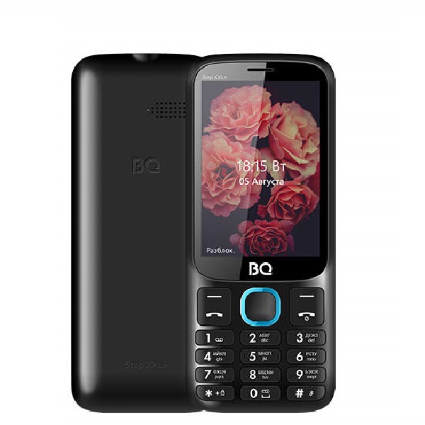 

Мобильный телефон BQ BQ-3590 Step XXL+ черный/голубой, BQ-3590 Step XXL+