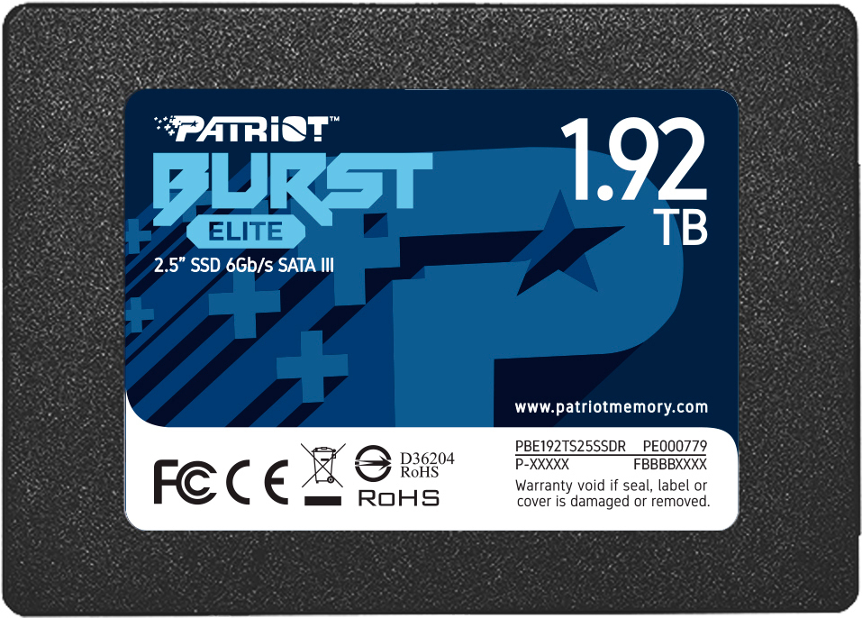 

SSD диск Patriot Burst Elite 1.92TB [PBE192TS25SSDR], SSD диск Patriot Burst Elite 1.92TB (PBE192TS25SSDR)