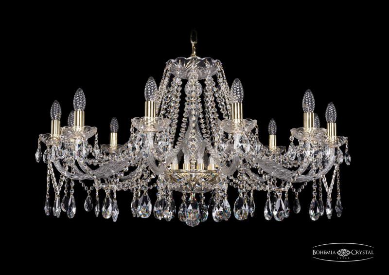 

Подвесная люстра Bohemia Ivele Crystal 1413/12/360/G