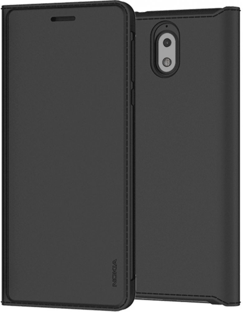 

Чехол для телефона Nokia 3.1 Flip Cover Black CP-306 [1A21T5V00VA], 3.1 Flip Cover Black CP-306