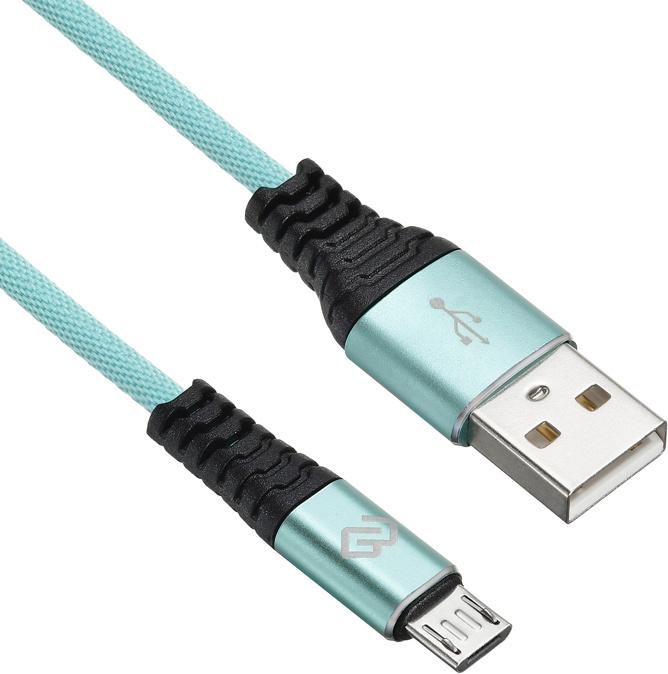 

Кабель Digma USB A (m) Lightning (m) 1.2 м зеленый, USB A (m) Lightning (m) 1.2 м