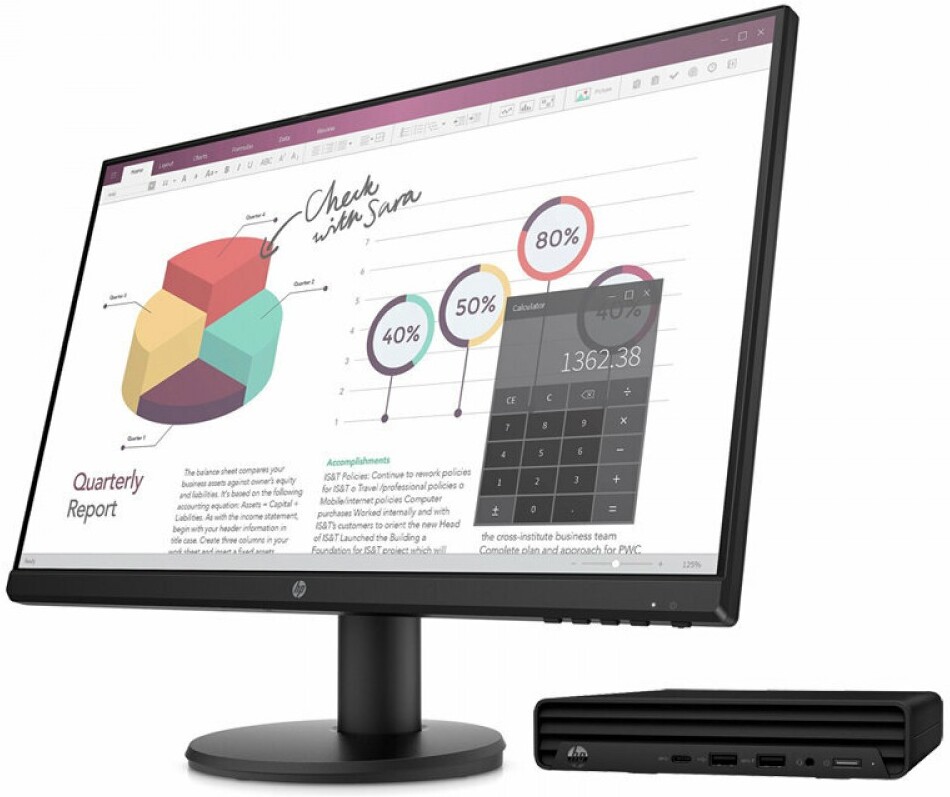 

Моноблок HP 260 G4 Mini черный (44F37ES)