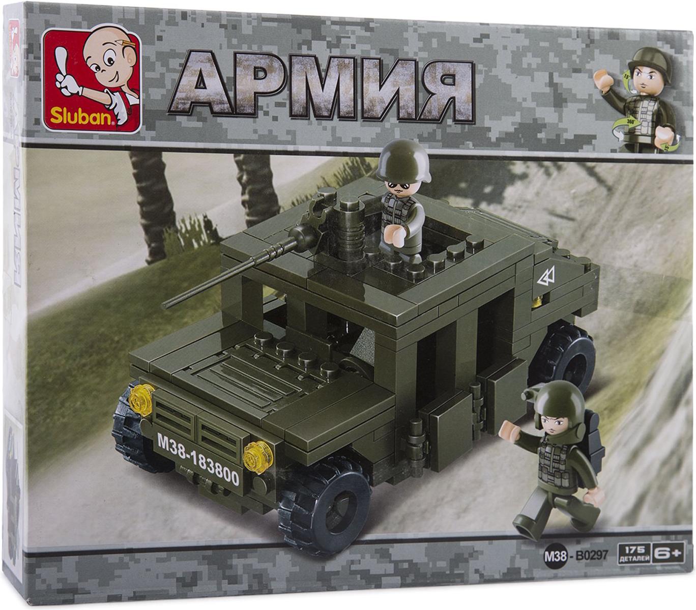 

Конструктор Sluban Военный хаммер M38-B0297, Армия Военный Хаммер M38-B0297