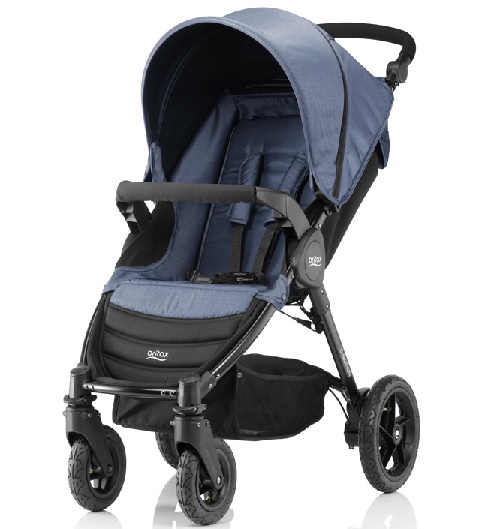 

Детская коляска Britax Romer B-Motion 4 с накидкой на ножки Blue Denim, B-Motion 4 с накидкой на ножки