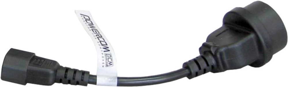 

Кабель PowerCom SCUT IEC-320 C14 to Socket Type-F 250V 10A, Переходник PowerCom SCUT IEC-320 C14 to Socket Type-F 250V 10A