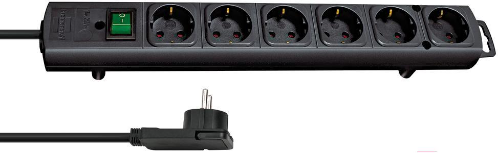 

Удлинитель Brennenstuhl Comfort Line 6 Sockets 2m Black [1153300100], Comfort Line 6 Sockets 2m