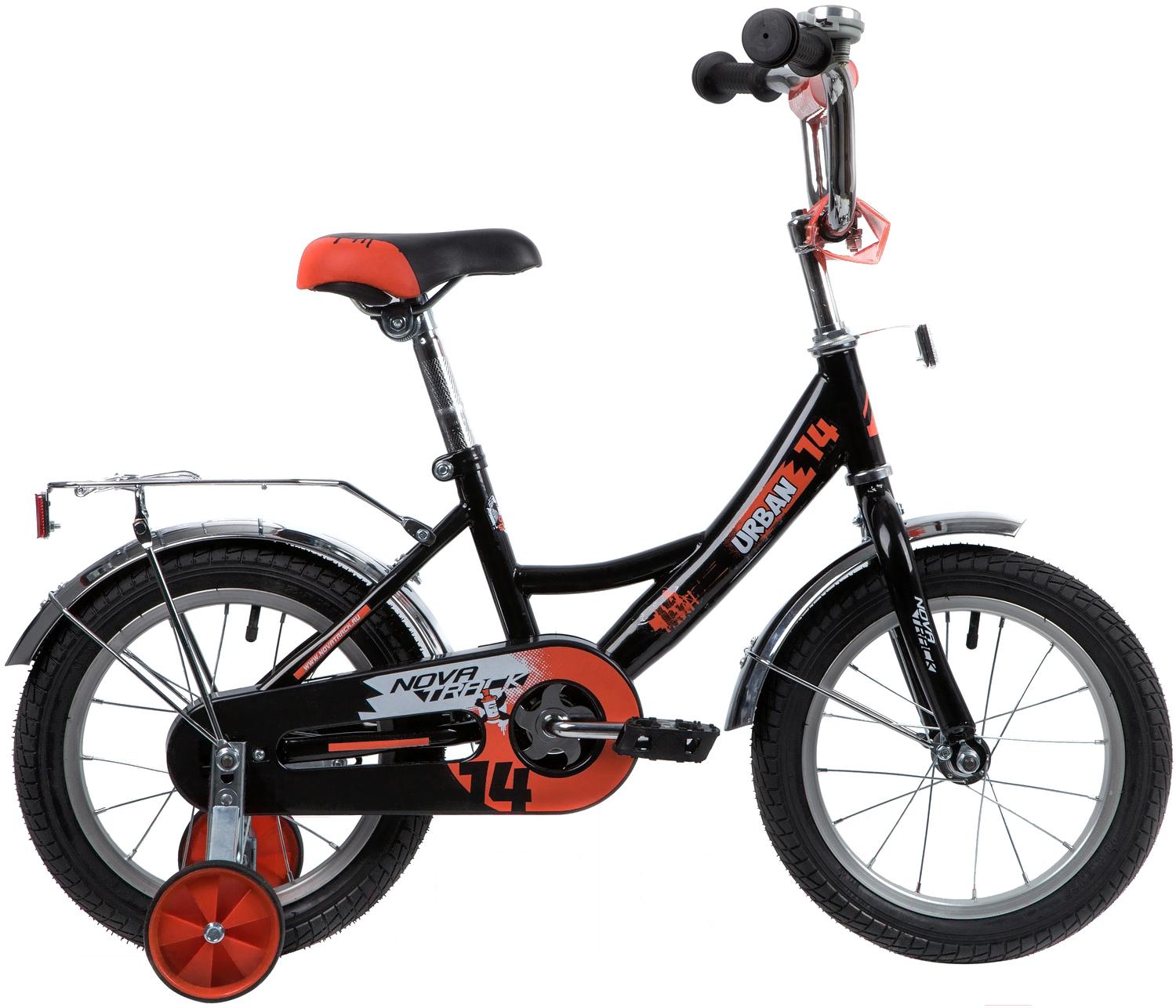 

Велосипед детский Novatrack Urban 14'' 2020 черный [143URBAN.BK20], Urban детский