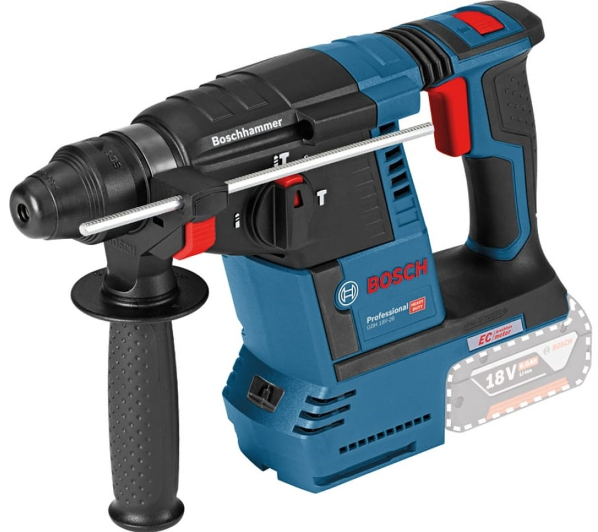 

Перфоратор Bosch GBH 18V-26 Professional [0611909000], Перфоратор Bosch GBH 18V-26 Professional 0.611.909.000