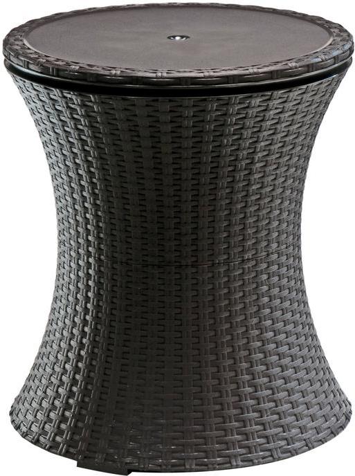 

Стол-холодильник Keter Cool Bar Rattan коричневый [17194548], Садовый стол Keter Cool Bar Rattan 17194548 коричневый