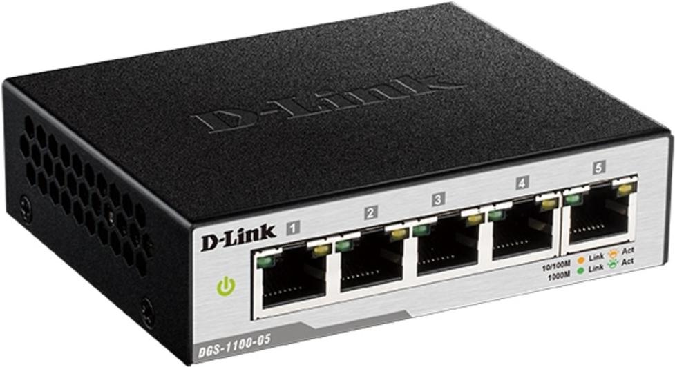 

Коммутатор D-Link DGS-1100-05/B1A, DGS-1100-05/B1A
