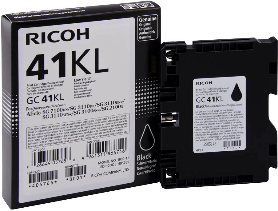 

Картридж для принтера Ricoh GC 41KL (405765), Картридж Ricoh GC 41KL 405765
