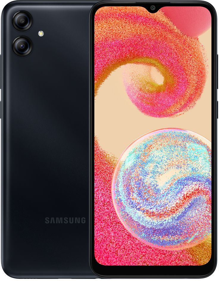

Смартфон Samsung SM-A042F Galaxy A04e 64Gb/3Gb черный (SM-A042FZKHAFC)