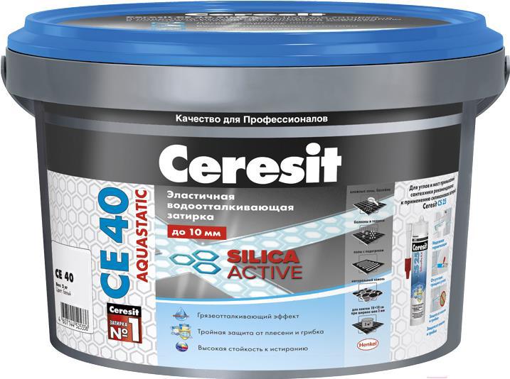 

Фуга Ceresit 40 Aquastatic 5кг манхеттен