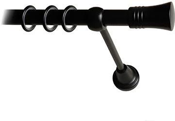 

Карниз Lm Decor Гиро 071 1р гладкий 25мм 3.6м черный матовый, Гиро 071 1р гладкий 25мм 3.6м