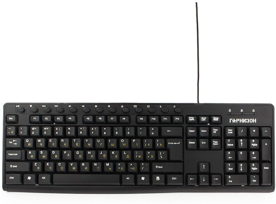 

Клавиатура Гарнизон GKM-125, Клавиатура Гарнизон GKM-125 черный
