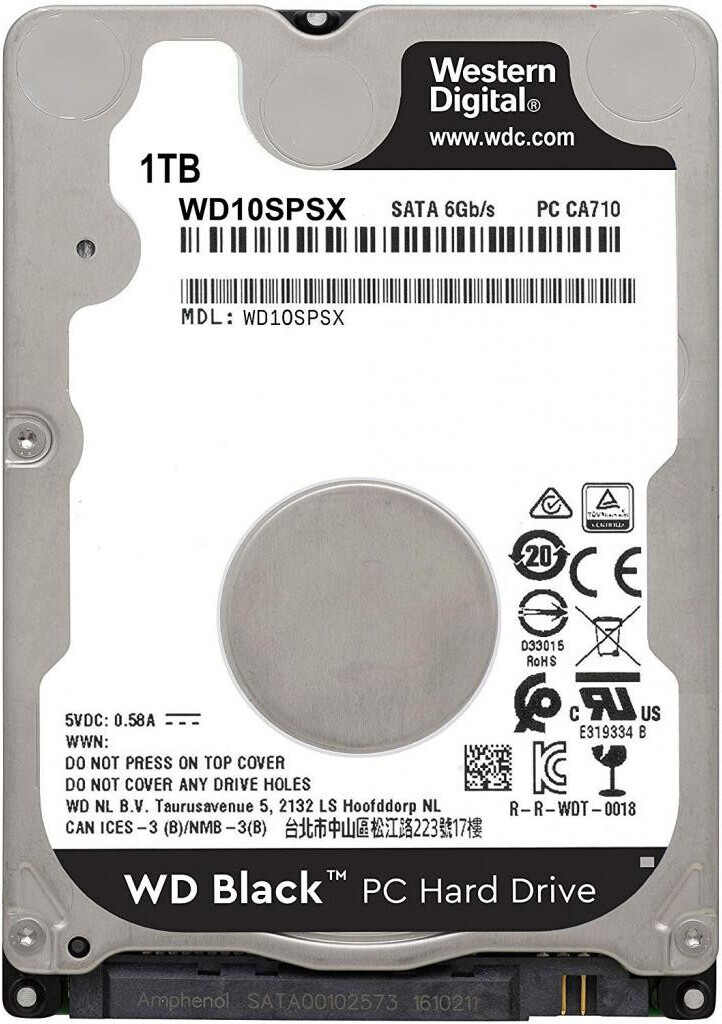

Жесткий диск WD 1Tb Black WD10SPSX, Жесткий диск WD WD10SPSX