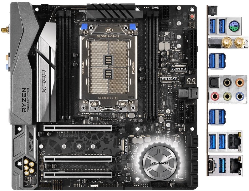 

Материнская плата ASRock X399M Taichi