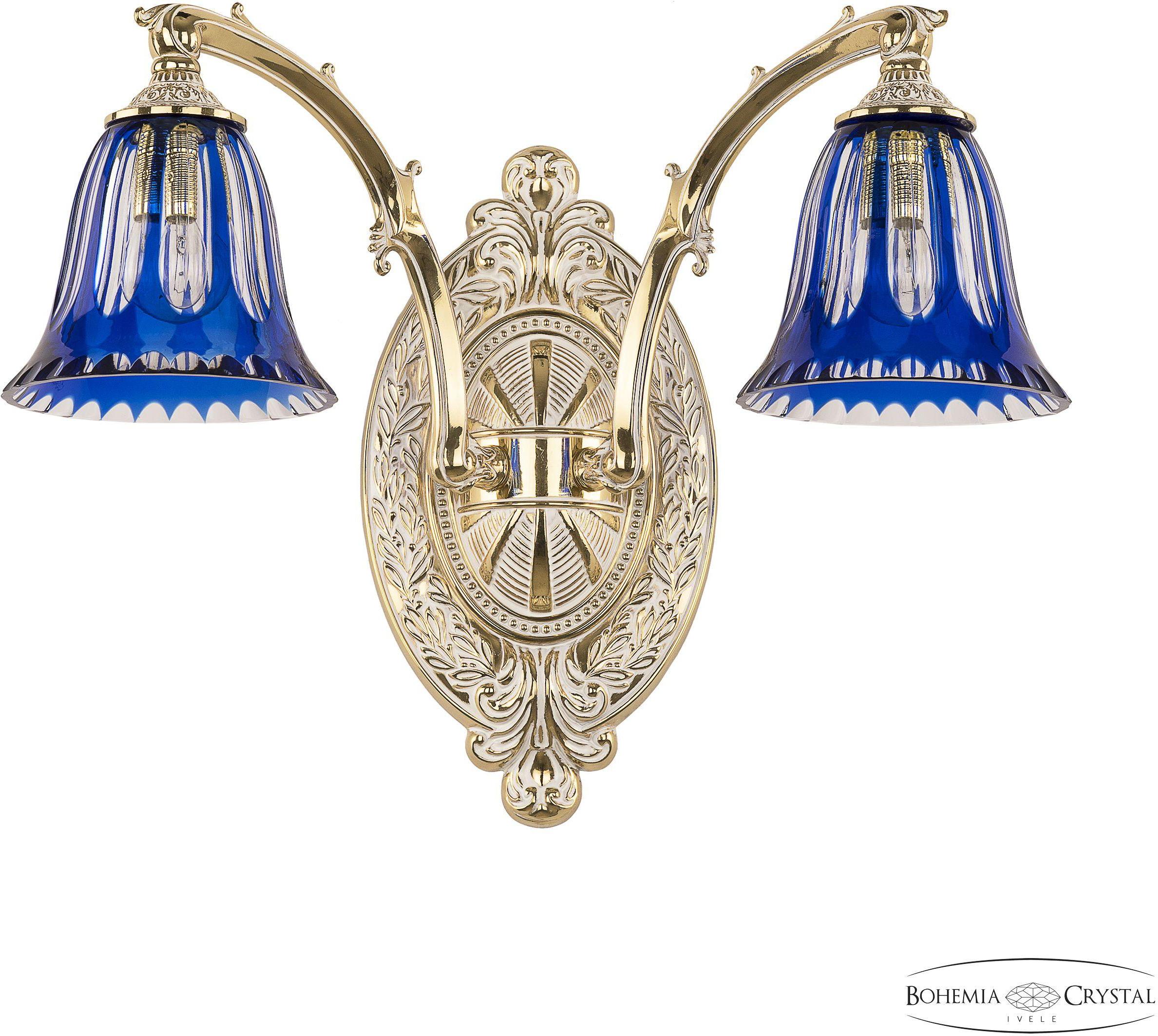 

Подвесная люстра Bohemia Ivele Crystal 7211B12/2/210 GW P2 D Clear-Blue/H-1H