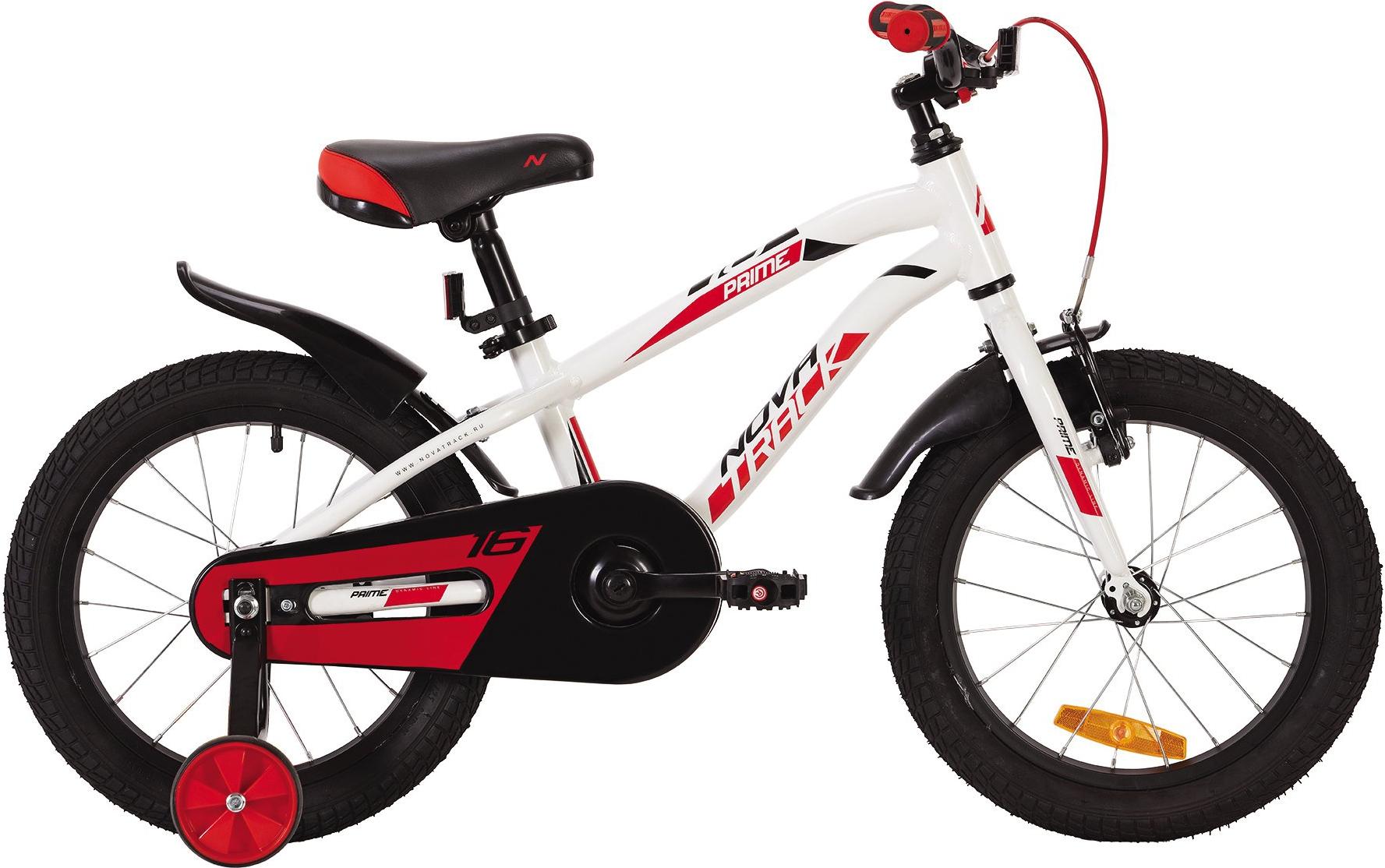 Велосипед детский Novatrack Prime 16'' белый [167APRIME.WT9]