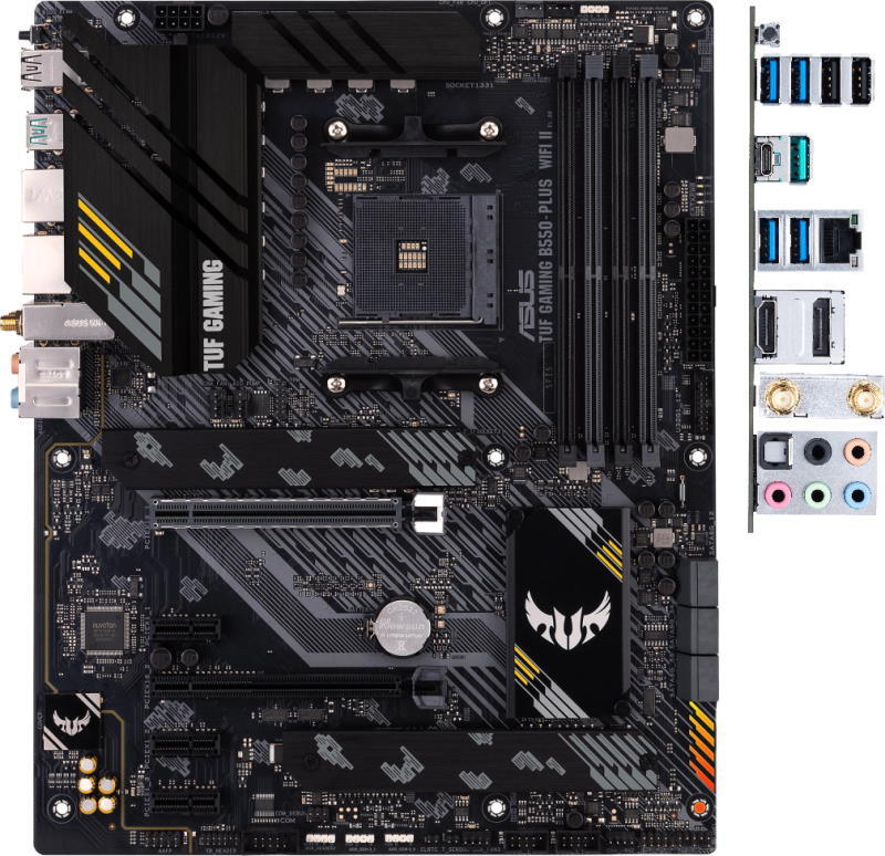 

Материнская плата ASUS TUF GAMING B550-PLUS WIFI II [90MB19U0-M0EAY0], Материнская плата ASUS TUF Gaming B550-Plus WiFi II