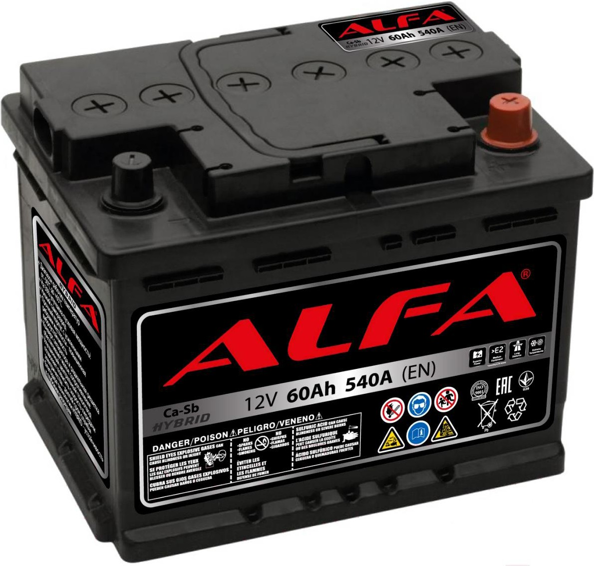 

Аккумулятор Alfa Hybrid 60 R [AL 60.0], Аккумулятор Alfa Hybrid 60 R AL 60.0