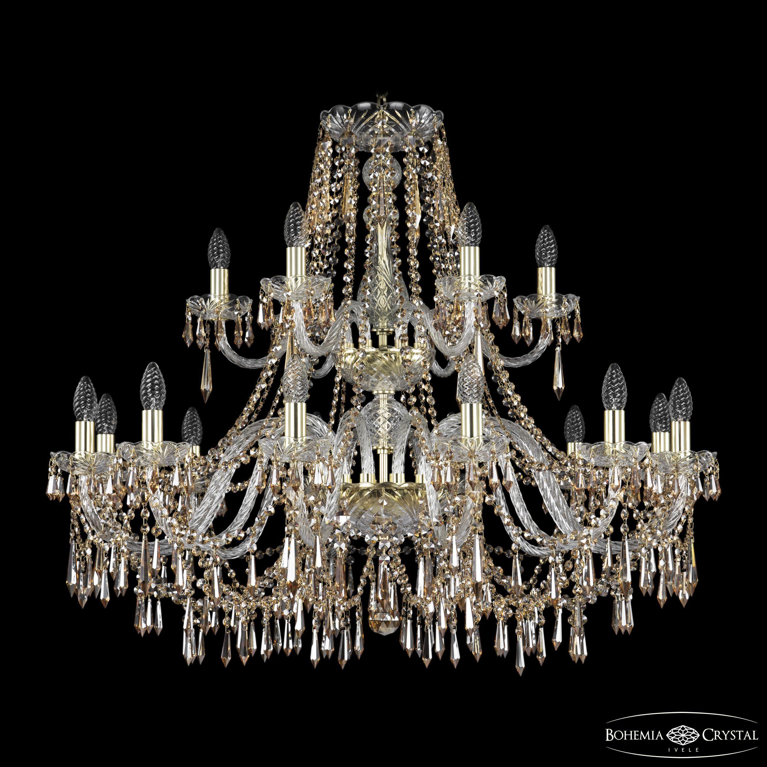 

Подвесная люстра Bohemia Ivele Crystal 1403/12+6/360/2d G R721