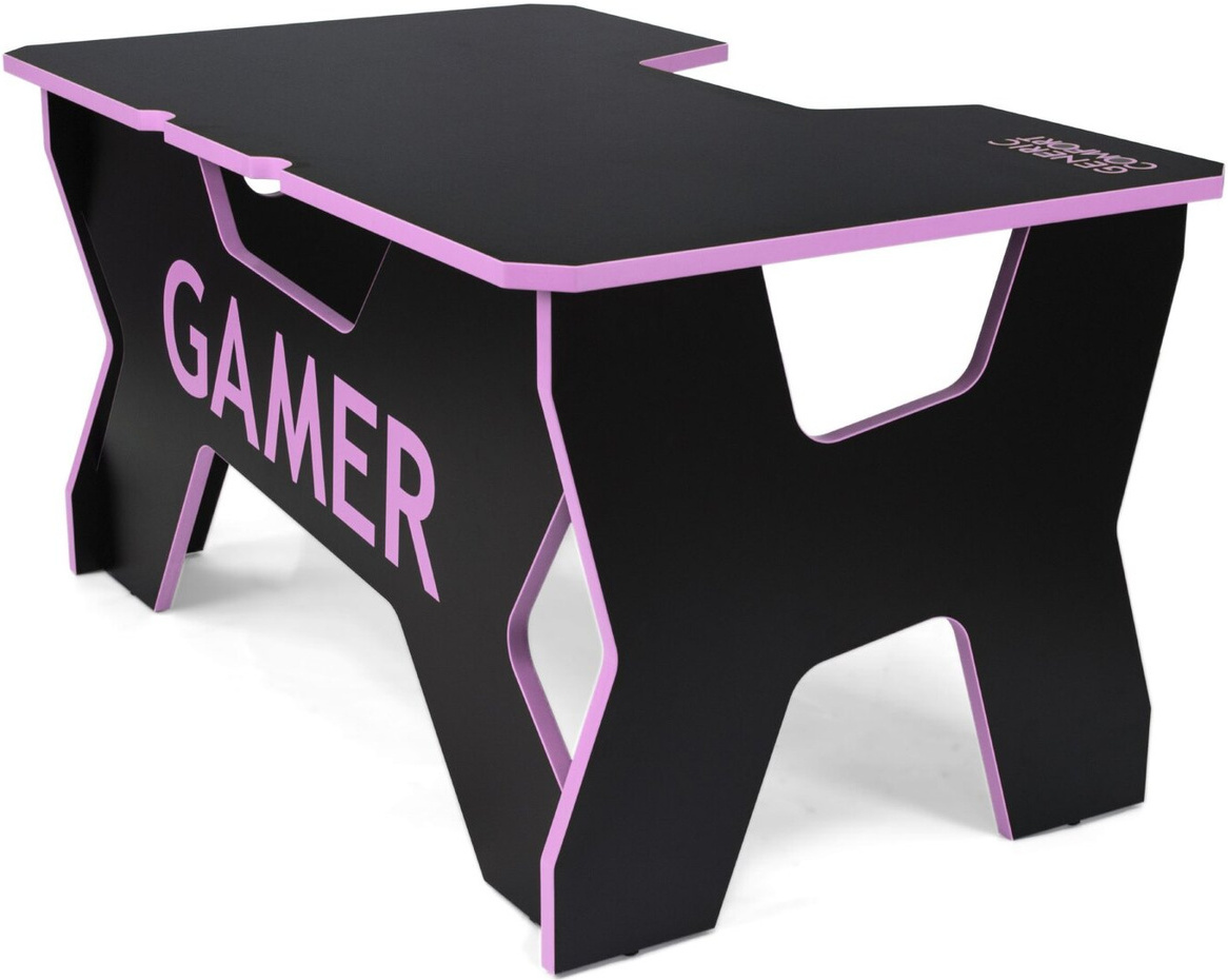 

Компьютерный стол Generic Comfort Gamer2/DS/NP черный/фиолетовый