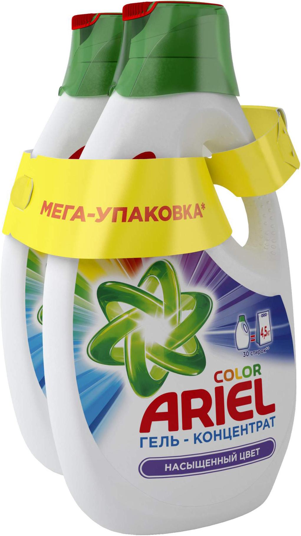 

Гель для стирки Ariel Color (2x1.95л), Color 2x1.95л