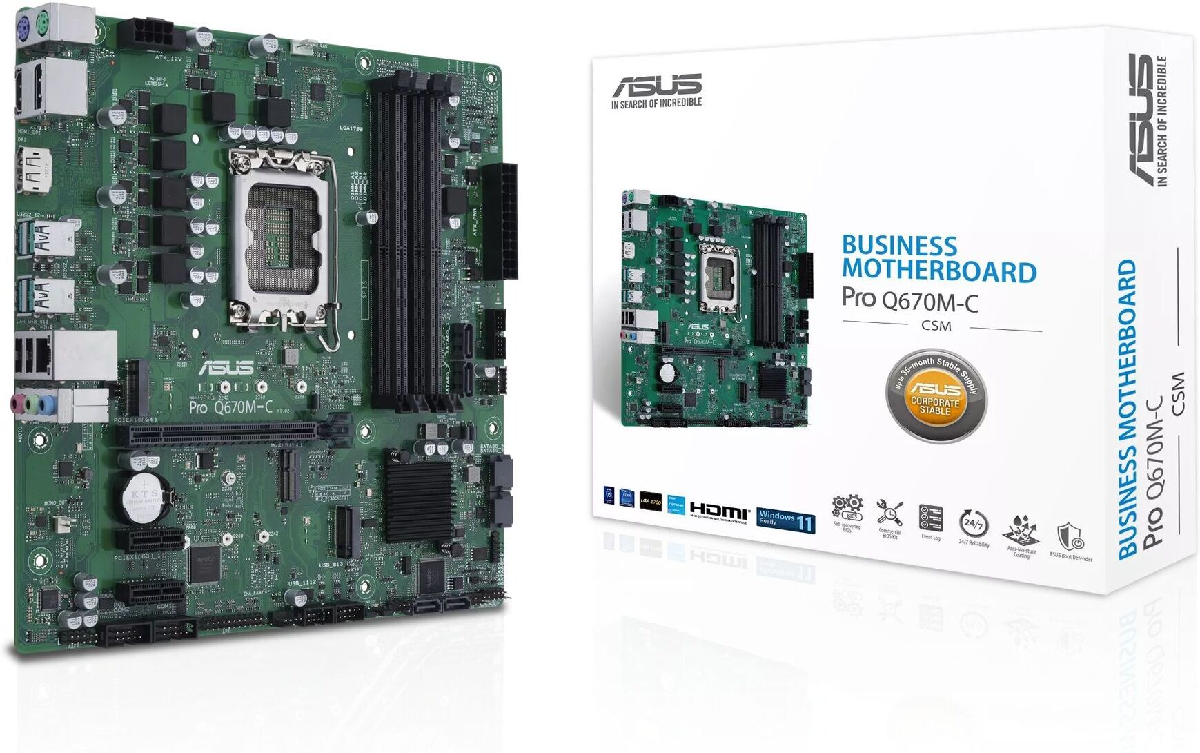 

Материнская плата ASUS PRO Q670M-C-CSM (90MB19E0-M0EAYC)