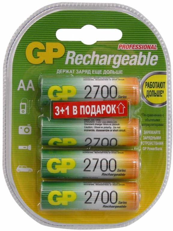 

GP Аккумулятор GP 270AAHC3/1 [GP 270AAHC3/1-2CR4], Аккумулятор GP 270AAHC3/1