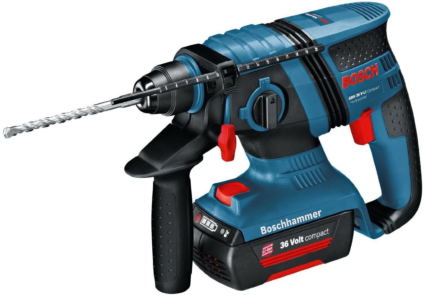 

Перфоратор Bosch GBH 36 V-LI Compact Professional [0611903R02], GBH 36 V-EC Compact Professional