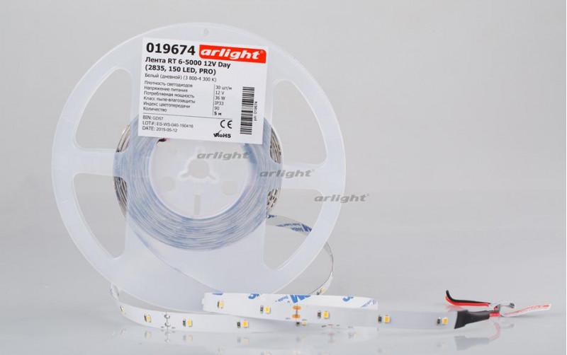 

Arlight Лента RT 6-5000 12V Warm 2700K (2835, 150 LED, PRO) [019676], Лента RT 6-5000 12V Warm 2700K (2835, 150 LED, PRO)