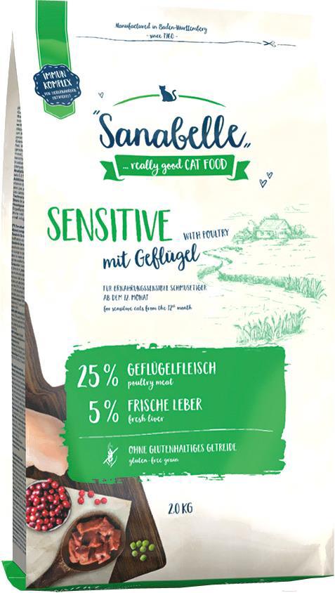 

Корм для кошек Bosch Petfood Sanabelle Sensitive Poultry 2кг