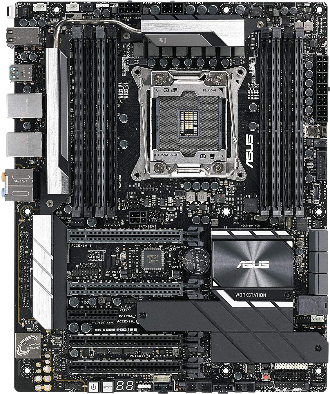 

Материнская плата ASUS WS X299 Pro, Материнская плата ASUS WS X299 PRO 90SW0090-M0EAY0