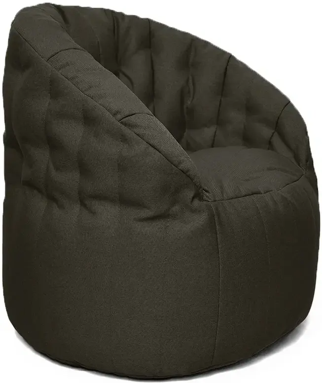 

Бескаркасное кресло Loftyhome Энджой XL рогожка Bagama Dark
