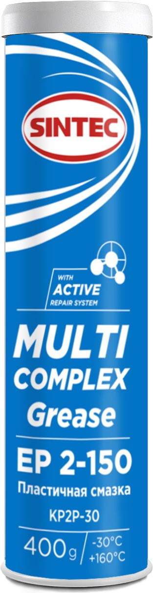 

Смазка Sintec MULTI COMPLEX GREASE EP 2-150 0,4л (81802)