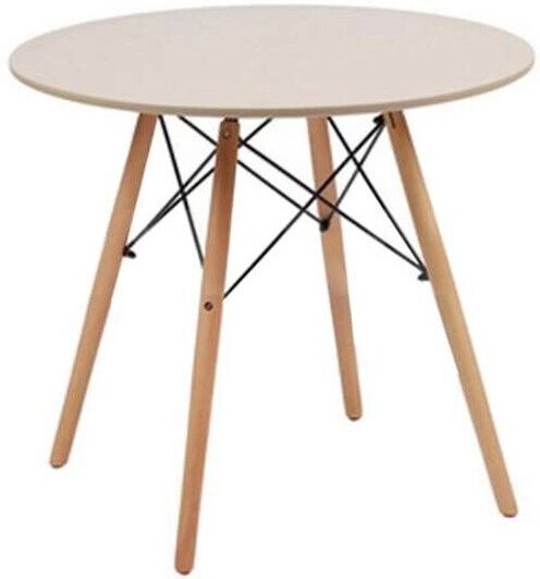 

Стол обеденный Stool Group EAMES DSW D80 бежевый [Z-231 66016], Стол обеденный Stool Group EAMES DSW D80 Z-231 66016 бежевый