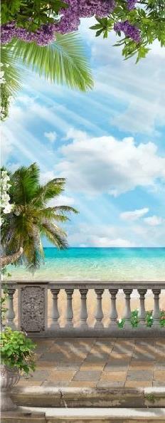 

Фотообои Citydecor Фреска вид на море 3D (100x254), Фотообои Citydecor Фреска вид на море 3D 100x254