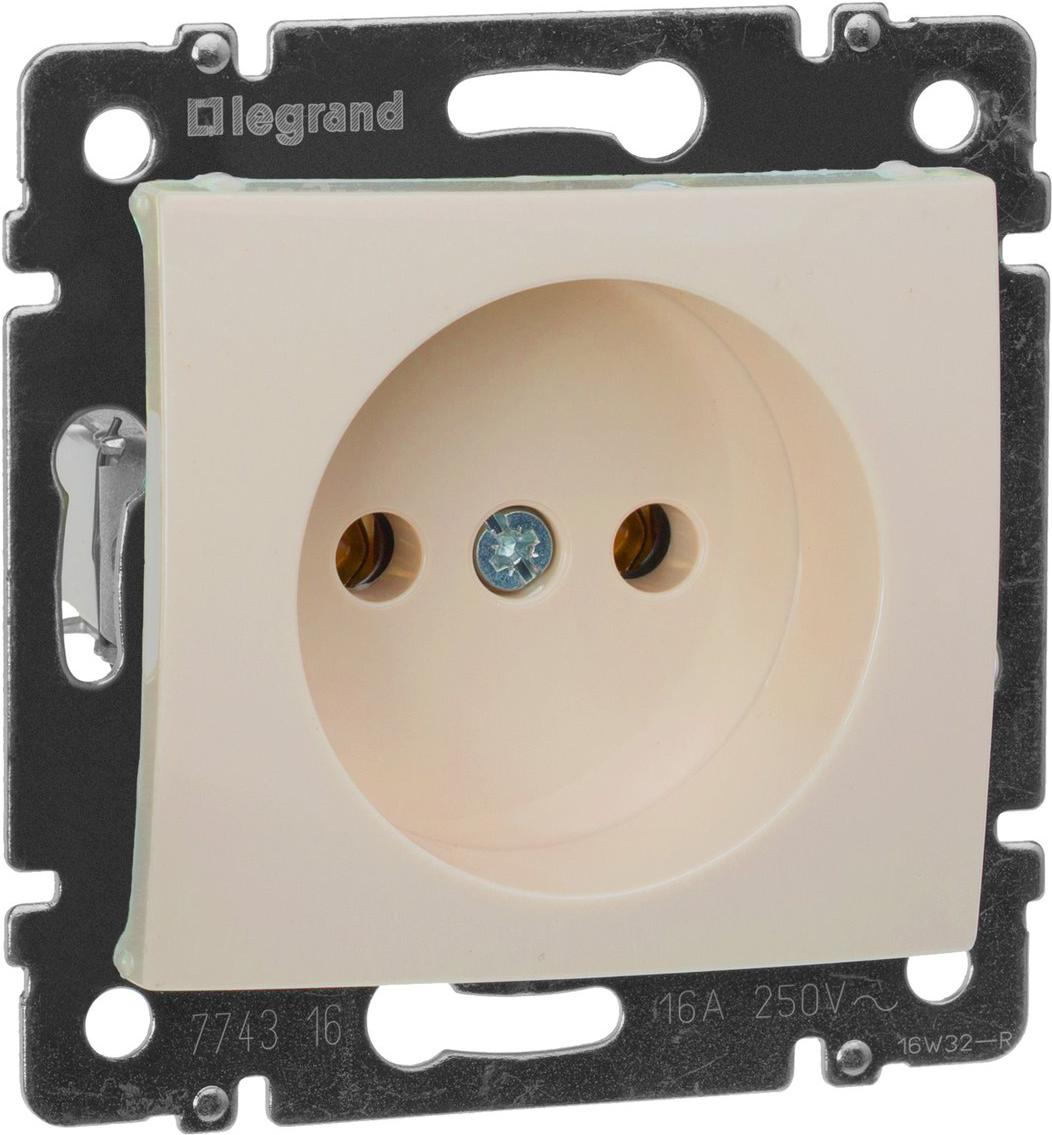 

Розетка Legrand Valena 695611 слоновая кость