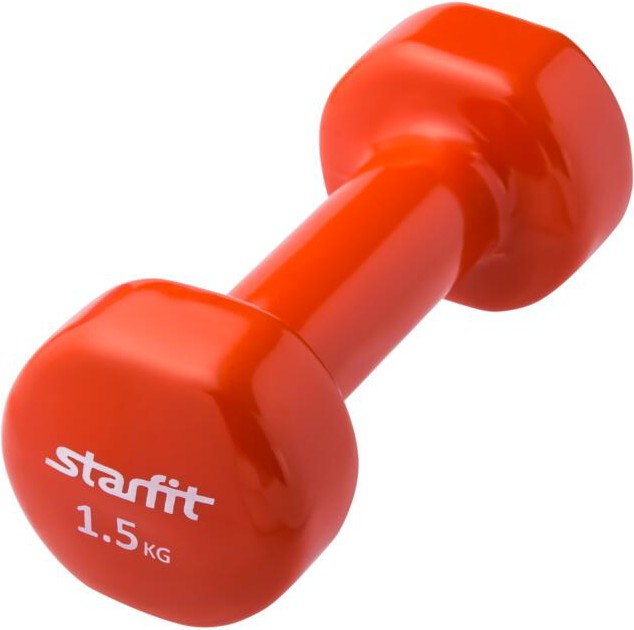 

Гантель цельная Starfit DB-101 1.5 кг оранжевый, Гантель Starfit Гантель DB-101 1.5кг оранжевый