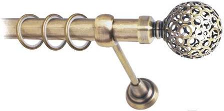 

Карниз Lm Decor Ажур 095 1р гладкий 25мм 4м антик, Ажур 095 1р гладкий 25мм 4.0м