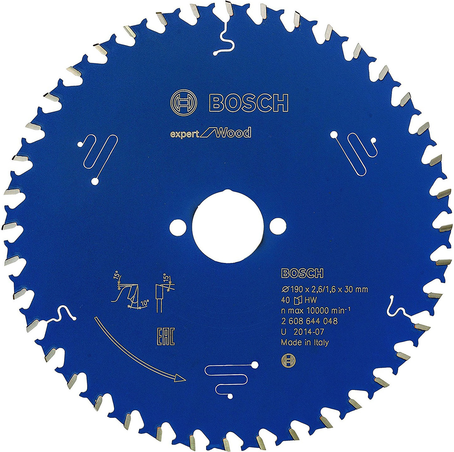 

Диск пильный Bosch Expert for Wood 190x30x2.6/1.6x40T [2.608.644.048], Диск пильный Bosch Expert for Wood 190x30x2.6/1.6x40T 2.608.644.048