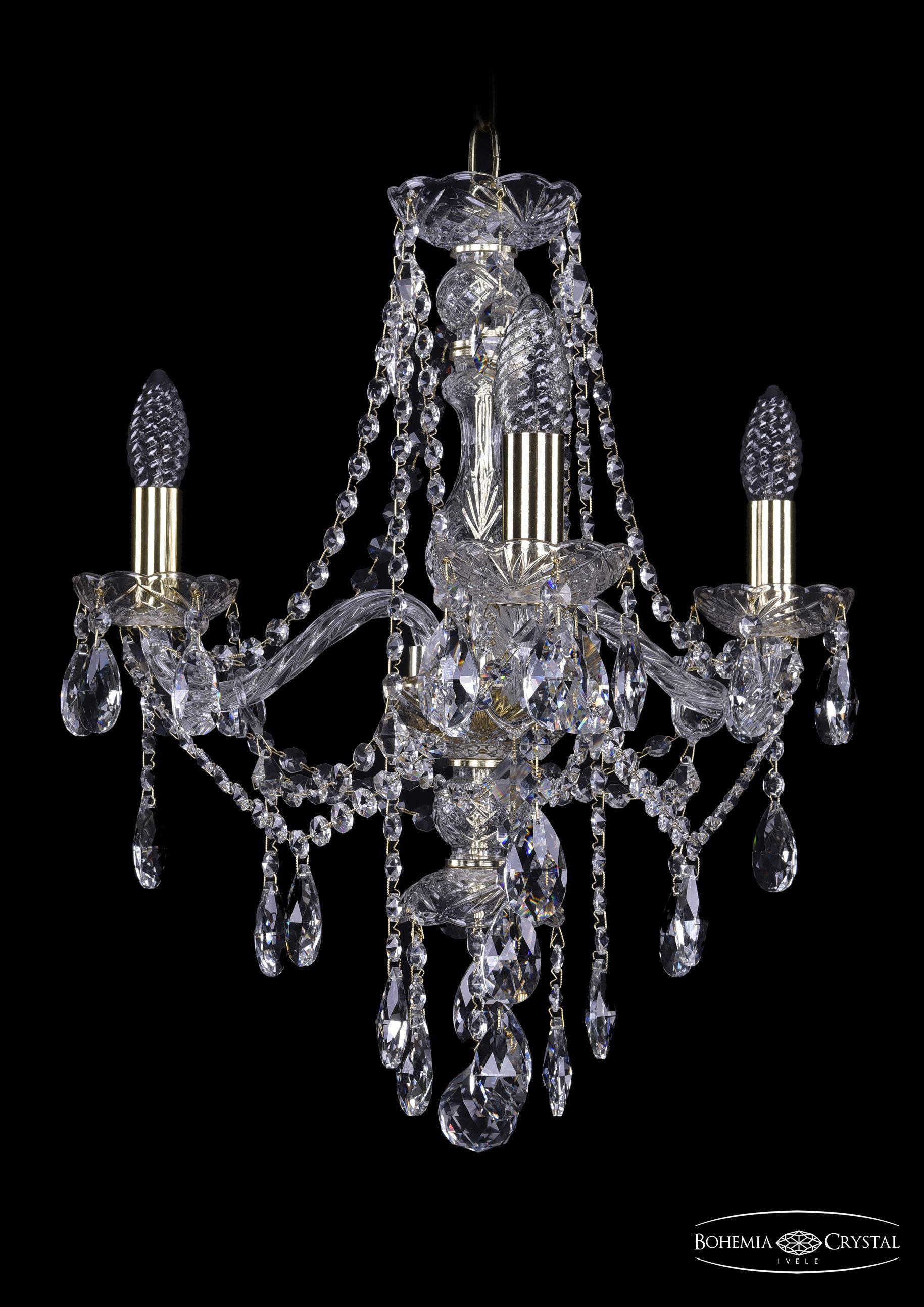 

Подвесная люстра Bohemia Ivele Crystal 1415/3/165/G