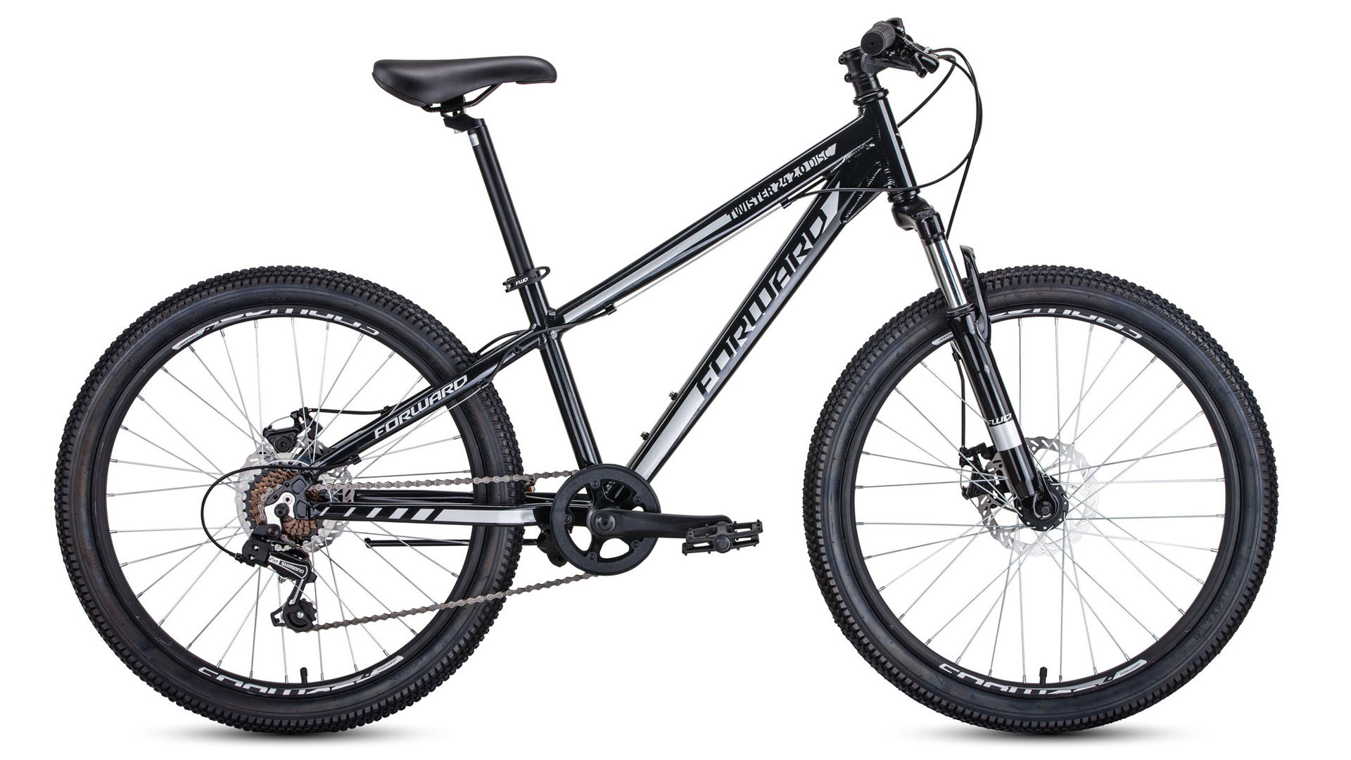 

Велосипед Forward Twister 24'' 2.0 disc рама 13 дюймов черный/серый [RBKW0164Q002], Twister 24 2.0 disc 13
