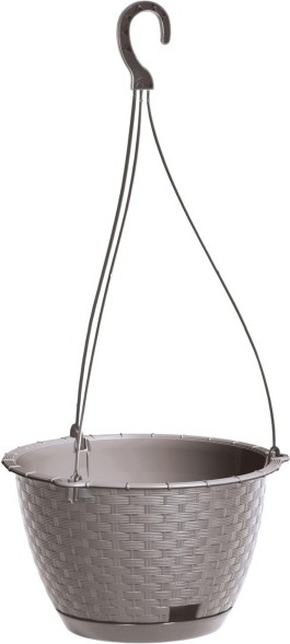 

Кашпо Prosperplast Ratolla Round W DRLW240-7529U (мокка)
