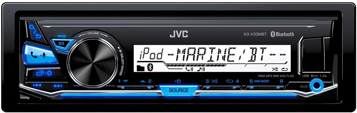 

USB-магнитола JVC KD-X33MBT, KD-X33MBT