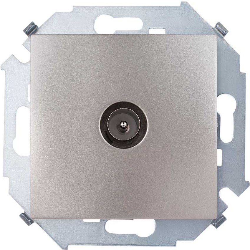 

Розетка Simon 1591475-034 шампань