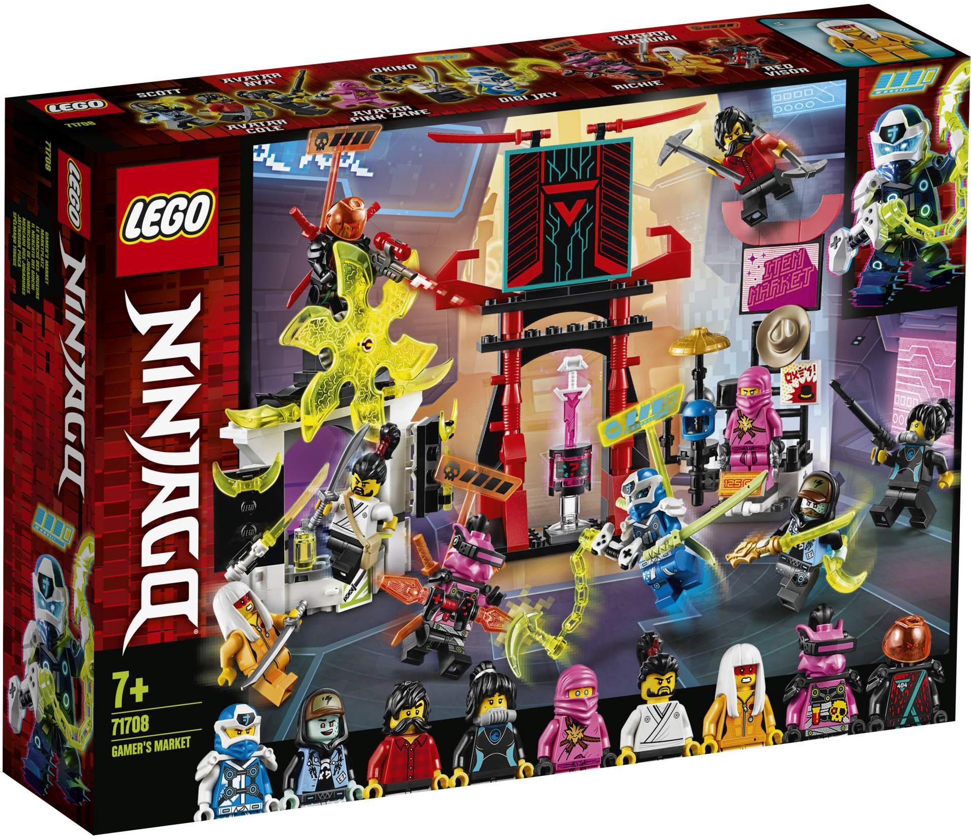 

Конструктор LEGO Ninjago Киберрынок [71708], Ninjago Киберрынок