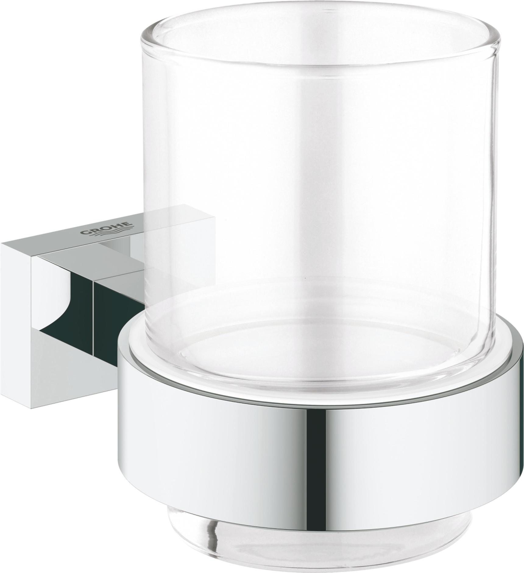 

Стакан с держателем Grohe Essentials Cube 40755001, Essentials Cube