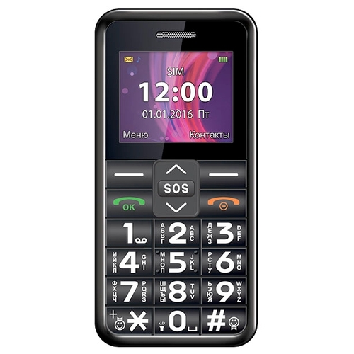 

Мобильный телефон TeXet TM-101, TM-101 Black